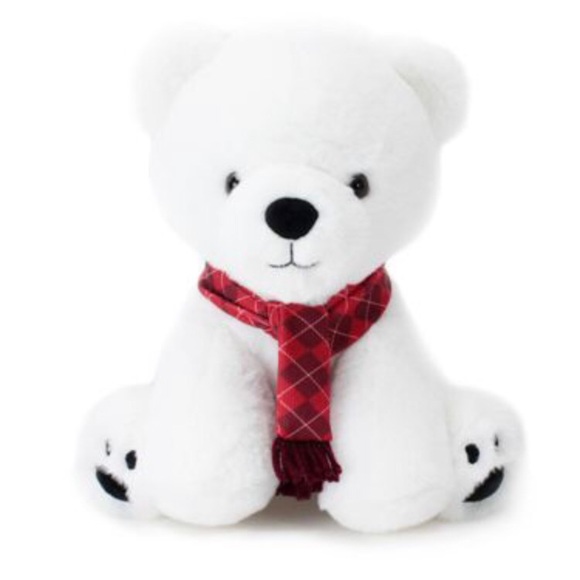 Wondershop Animal Adventure Book Polar Bear Stuffed Animal - Picture 1 of 2